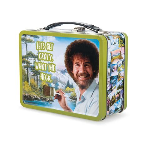 Bob Ross Metal Lunch Box 